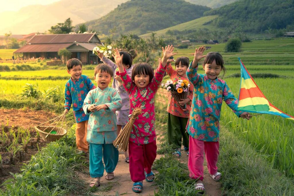 Kinder in Vietnam
