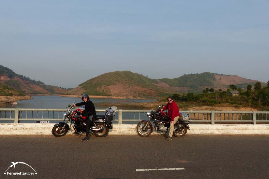 On the road with the bikes...